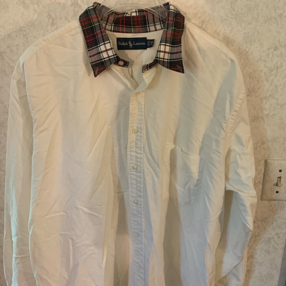 White Polo button up with long sleeves